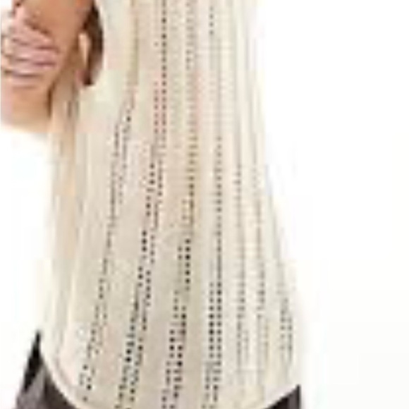 Cyrus Crochet Mesh Knit Vest Tank Bathing Suit Cover - Picture 15 of 15